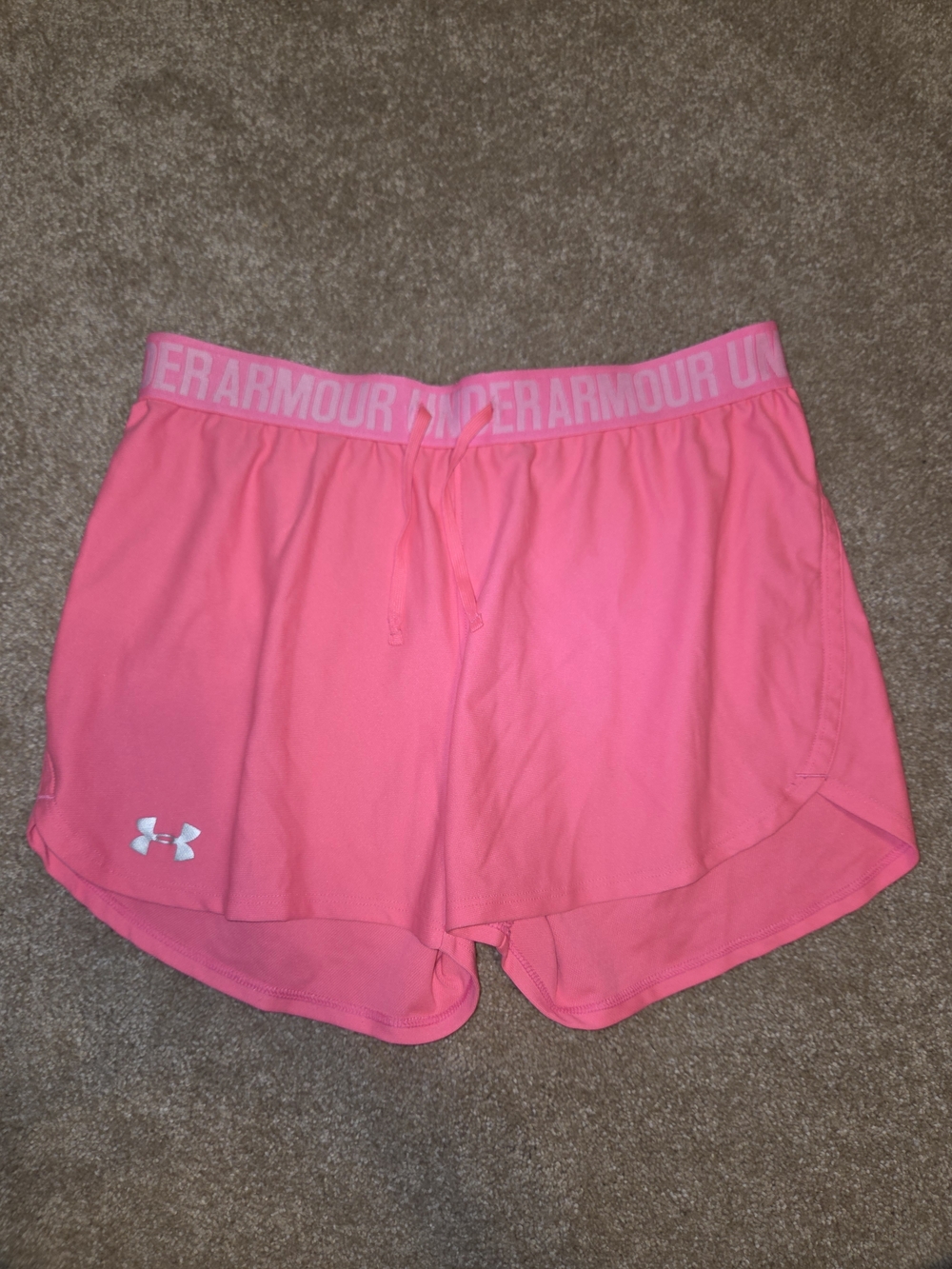 Under Armour Neon Pink Women's Athletic Shorts